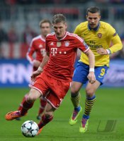 Fussball International CHL Saison 13/14: Bastian Schweinsteiger (FC Bayern Muenchen)