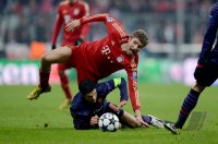 FUSSBALL INTERNATIONAL CHL ACHTELFINALE 12/13: FC Bayern Muenchen - FC Arsenal London