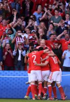 Fussball Europameisterschaft Achtelfinale 2016: Wales - Nordirland