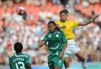 FUSSBALL  Olympia 2008   Vorrunde  Frauen   Nigeria - Brasilien