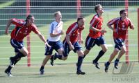 1. Fussball Bundesliga : Training beim FC Bayern Muenchen