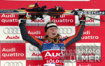 SKI   Weltcup  Riesensalalom  Slden Damen Siegerehrung; Martina Ertl (GER) gewinnt;