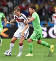 FUSSBALL WM 2014, ACHTELFINALE: Deutschland - Algerien