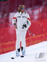 Ski Alpin Kitzbuehel 2015; Abfahrt Training Hansi Hinterseer (AUT)