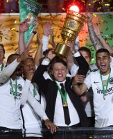 Fussball DFB Pokalendspiel 17/18: JUBEL Pokalsieger Eintracht Frankfurt