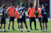 Fussball 1. Bundesliga :  Training beim FC Bayern Muenchen
