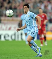 Fussball CHL  Saison 2011/2012:  Samir Nasri (Manchester City)