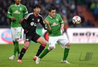 Fussball, 1. Bundesliga  Saison 2014/2015: Werder Bremen - Bayer 04 Leverkusen