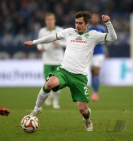 Fussball, 1. Bundesliga  Saison 2014/2015: FC Schalke 04 - SV Werder Bremen
