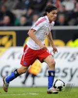 FUSSBALL 1. BUNDESLIGA: Hamburg, GUERRERO Einzelaktion