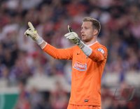 FUSSBALL DFB POKAL  Saison 2012/2013:  Torwart Oliver Baumann (SC Freiburg)