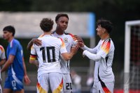 Fussball U 20 Test -Laenderspiel  in Reutlingen  09.09.2025 
Deutschland - Italien