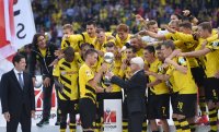 Fussball Bundesliga 14/15 Supercup Finale: JUBEL Borussia Dortmund