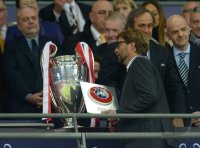 Fussball Champions League Finale 2013:  ENTTAEUSCHUNG Trainer Juergen Klopp (Borussia Dortmund)