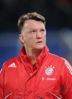 Fussball 1. Bundesliga  09/10 FC Bayern Trainer Louis van Gaal