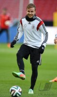 Fussball Training Deutsche Nationalmannschaft: Mario Goetze (Deutschland)
