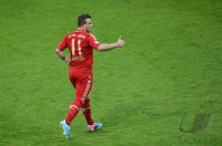 FUSSBALL  1. BUNDESLIGA  Saison 2012/2013: JUBEL Xherdan Shaqiri (FC Bayern Muenchen)