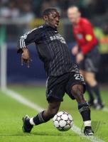 Fussball, Champions League: Chelsea, WRIGHT-PHILLIPS Einzelaktion
