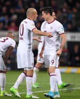 Fussball 1. Bundesliga Saison 2016/2017: TSG 1899 Hoffenheim - FC Bayern Muenchen