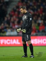 Fussball International WM Quali 2014:  Torwart Samir Handanovic (Slowenien)