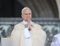 Rom, Vatikan 18.05.2025  Amtseinfuehrung Papst Leo XIV.