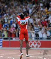 LEICHTATHLETIK  Olympia 2008 100 M Maenner Finale