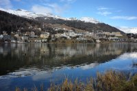 Stadtansicht Sankt Moritz