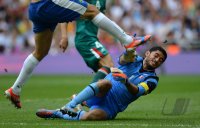 FUSSBALL Olympia 2012 FINALE: Brasilien - Mexiko