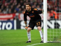 Fussball Champions League  Saison 2010/2011: Julio Sergio  (AS Rom)