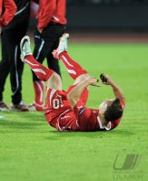 Fussball U21-EURO 2011 FINALE:  Enttaeuschung nach der Niederlage  Xherdan Shaqiri (Schweiz)