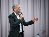 Streitgespraech OB Boris Palmer und AfD Landesvorsitzender Markus Frohnmaier in Tuebingen