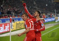Fussball  1. Bundesliga  13/14: JUBEL Thiago Alcantara (FC Bayern Muenchen)