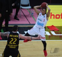 Basketball 1. Bundesliga 17/18 Hauptrunde: Walter Tigers Tuebingen - s.Oliver Wuerzburg