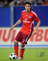 FUSSBALL UEFA CUP: Hamburg, GUERRERO Einzelaktion