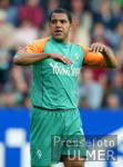 Fussball 1. Bundesliga: BREMEN, AILTON Gestik