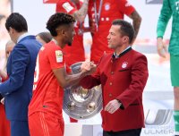 Fussball 1. Bundesliga Saison 18/19: Meister FC Bayern Muenchen