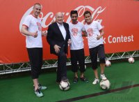 Fusball FIFA 75. Blue Stars 2013 / FIFA Youth Cup: FIFA Praesident Joseph S. Blatter (Schweiz)