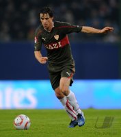 Fussball: 1. Bundesliga Saison 2010/2011: Stuttgart, TRAESCH Einzelaktion