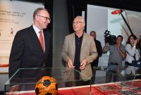 Fussball: Sonderausstellung in der Erlebniswelt des FC Bayern Muenchen in der Allianz Arena