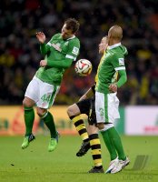 Fussball, 1. Bundesliga  Saison 2014/2015: SV Werder Bremen - Borussia Dortmund