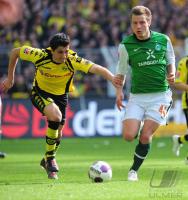 FUSSBALL, 1. BUNDESLIGA, 29. Spieltag: Dortmund - Bremen
