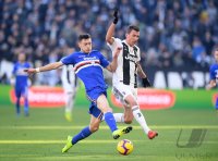 FUSSBALL SERIE A 2018/2019: Juventus Turin - Sampdoria Genua