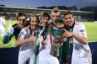 Fussball U21-EURO 2011 FINALE:  JUBEL,  Spanien ist U 21 Europameister