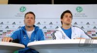 Fussball Deutsche Nationalmannschaft : Andreas Koepke mit Rene Adler (GER)