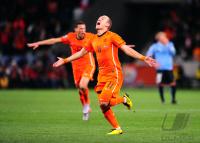 FUSSBALL WM 2010  HALBFINALE:  Uruguay - Niederlande