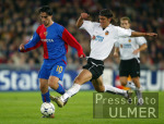 FUSSBALL CHL   FC Basel - FC Valencia    Spielszene