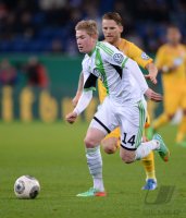 Fussball DFB Pokal Viertelfinale 13/14: Kevin De Bruyne (VfL Wolfsburg)