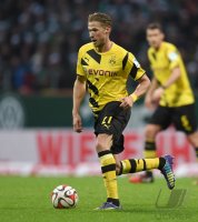 Fussball, 1. Bundesliga  Saison 2014/2015: SV Werder Bremen - Borussia Dortmund
