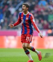 Fussball 1. Bundesliga Saison 14/15: Thomas Mueller (FC Bayern Muenchen)