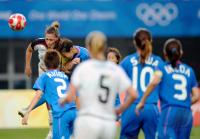 FUSSBALL  Olympia 2008   Vorrunde  Frauen   USA - Japan